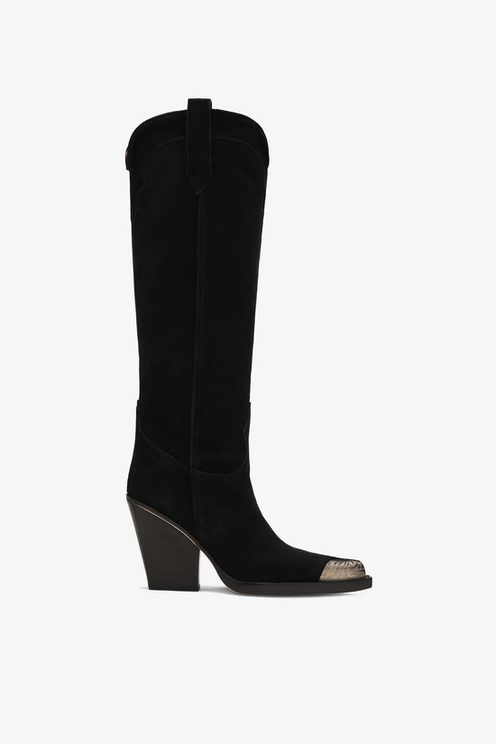 Paris Texas El Dorado Embellished Toe Boot Vendite Flash