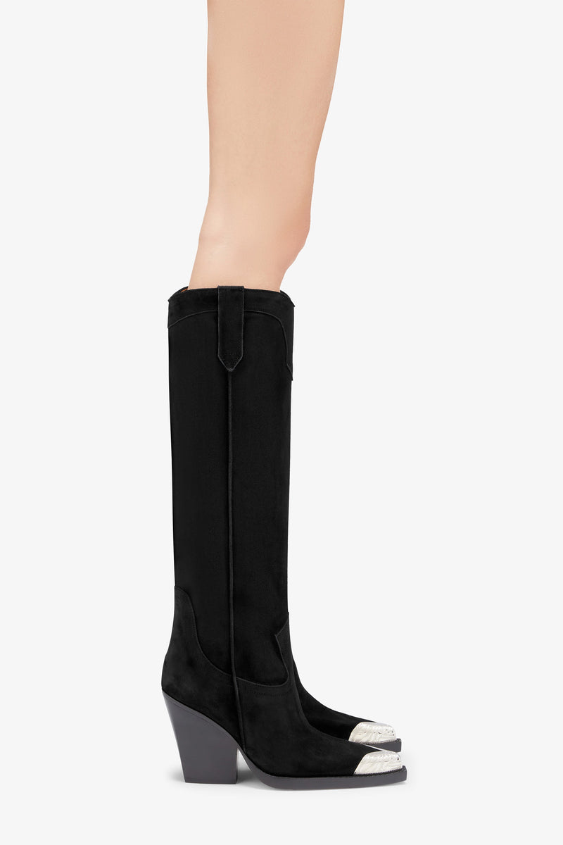 Paris Texas El Dorado Embellished Toe Boot Vendite Flash