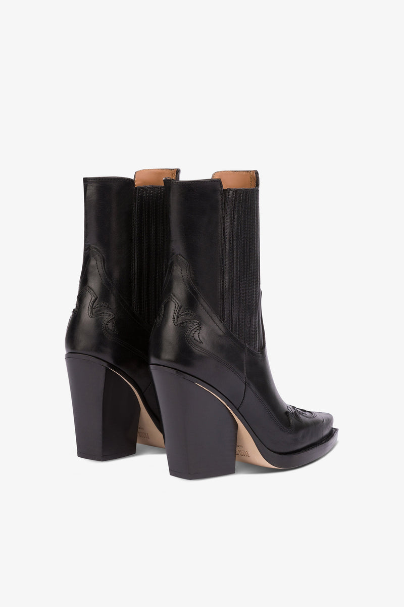Paris Texas DALLAS EMBROIDERED ANKLE BOOT 100 Negozio
