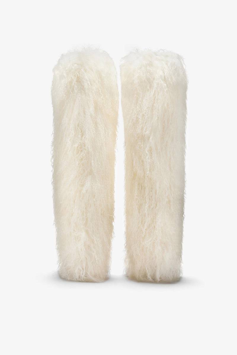 Paris Texas Furry Stiletto Boot In Saldo