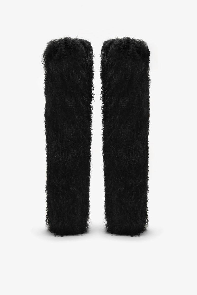 Paris Texas FURRY STILETTO BOOT Nuova