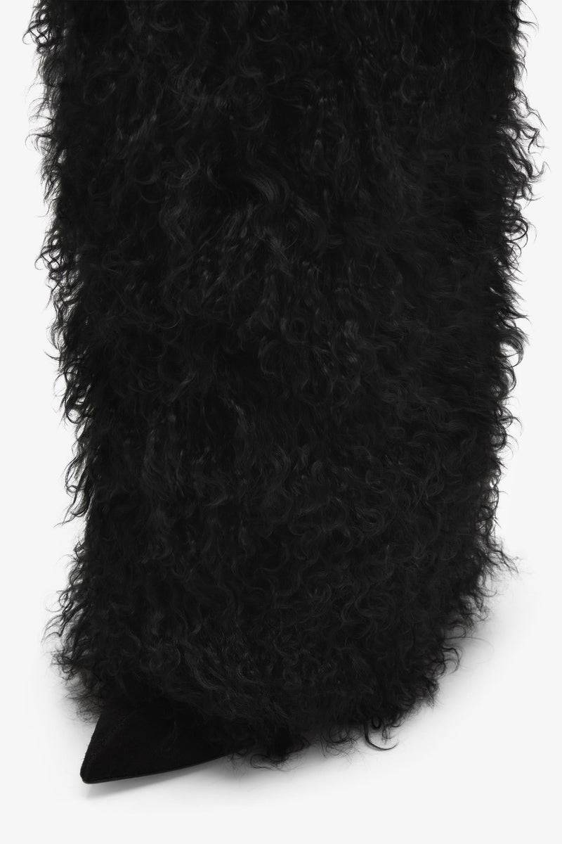 Paris Texas FURRY STILETTO BOOT Nuova