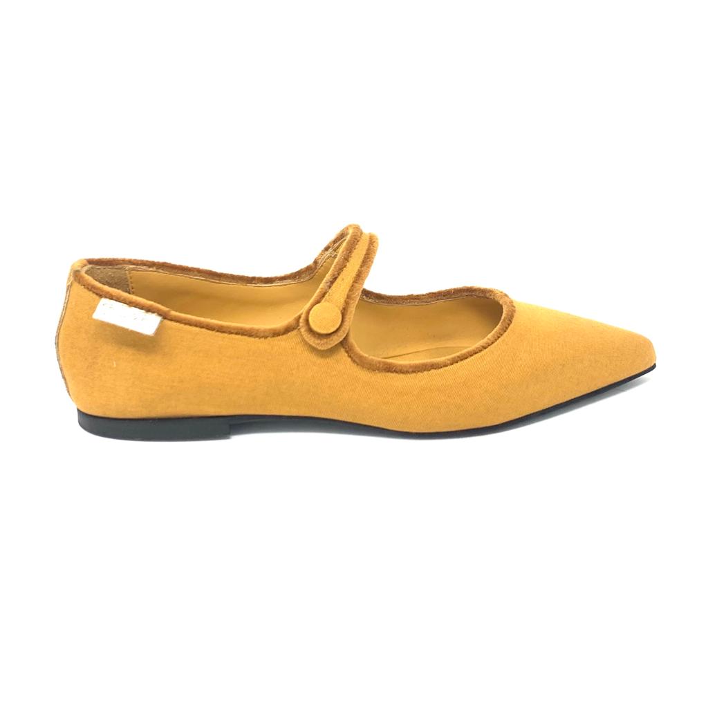 Passion Blanche Sophia Canvas Senape Outlet