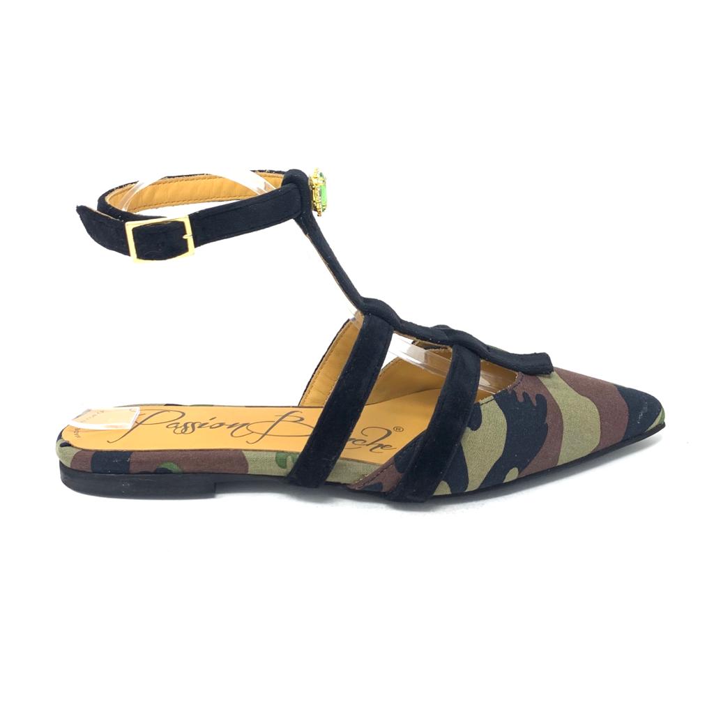 Passion Blanche Bibì camouflage e vell nero + pietra verde Moda
