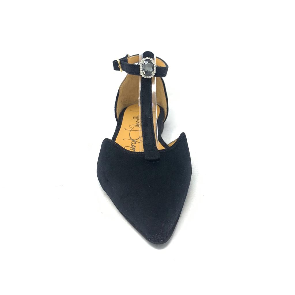 Passion Blanche Mimì velluto nero + pietra antracite Qualità