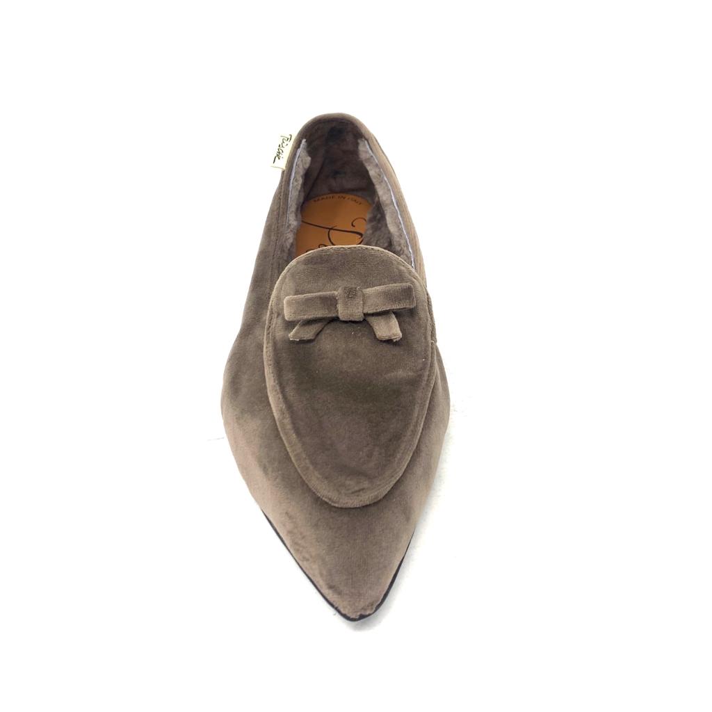 Passion Blanche Grace Velluto Tortora + Montone Offerte