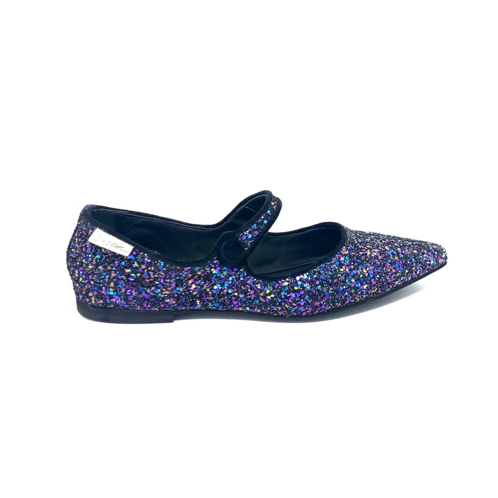 Passion Blanche Sophia Glitter Nero/Blu Vendita Economica