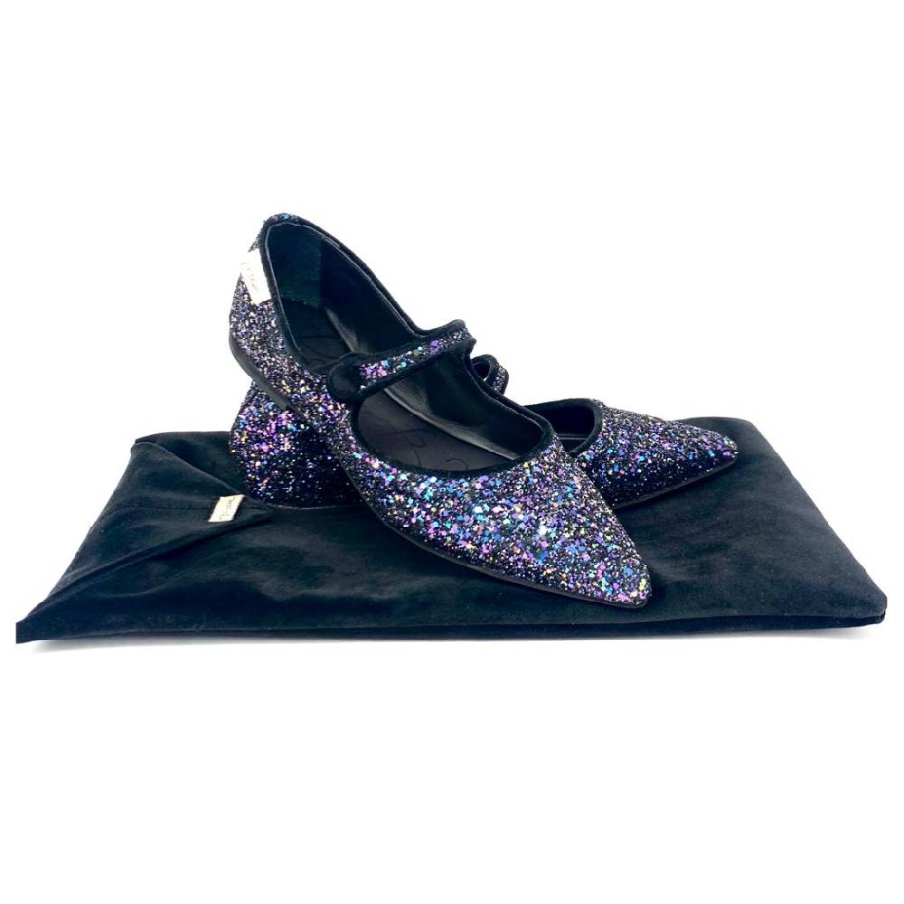 Passion Blanche Sophia Glitter Nero/Blu Vendita Economica