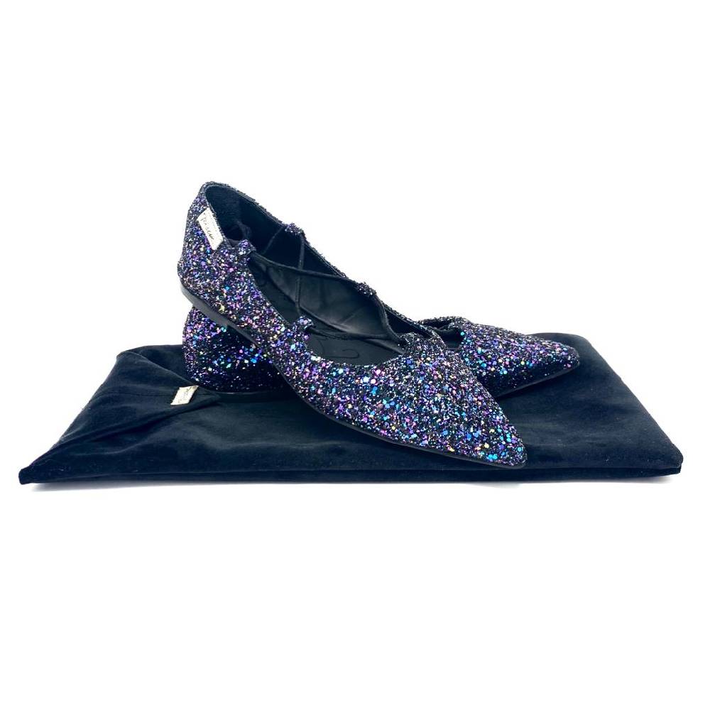Passion Blanche Brigitte Glitter Nero/Blu Saldi Di Fabbrica