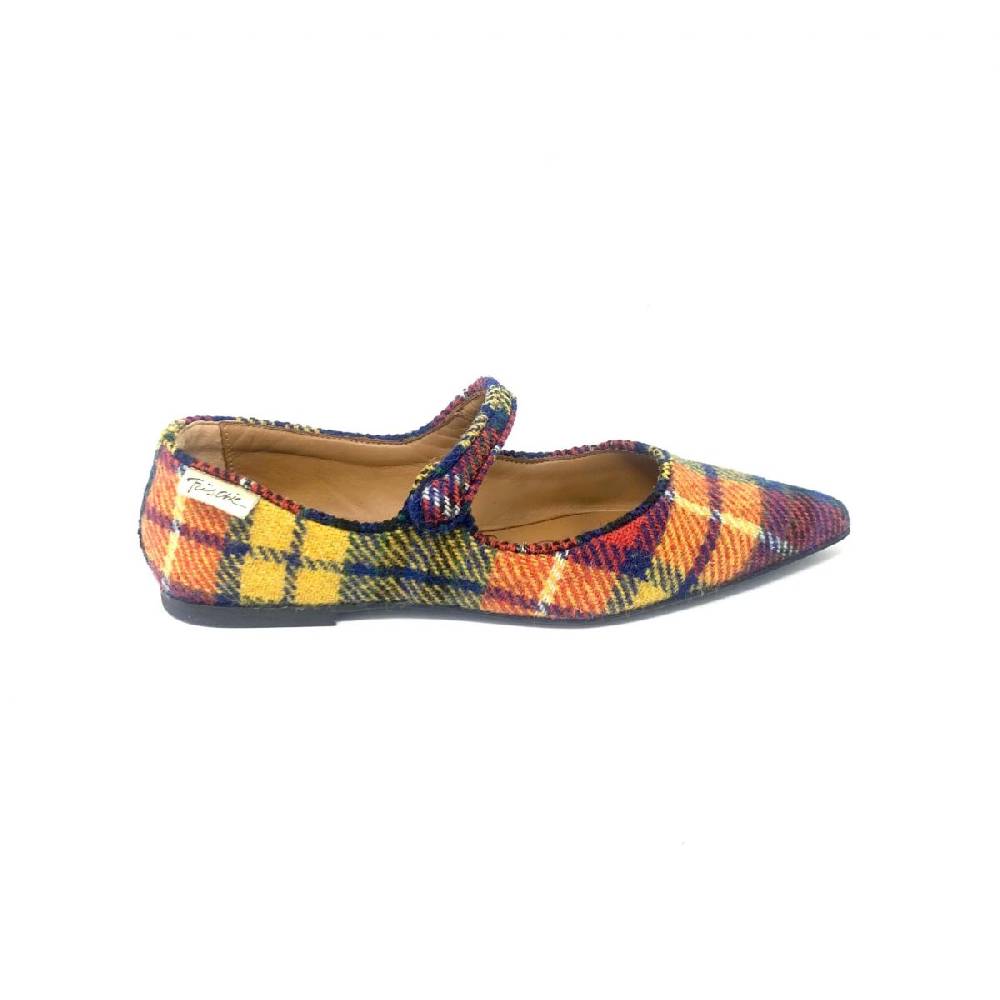 Passion Blanche Sophia Tartan Mix Lana Moda