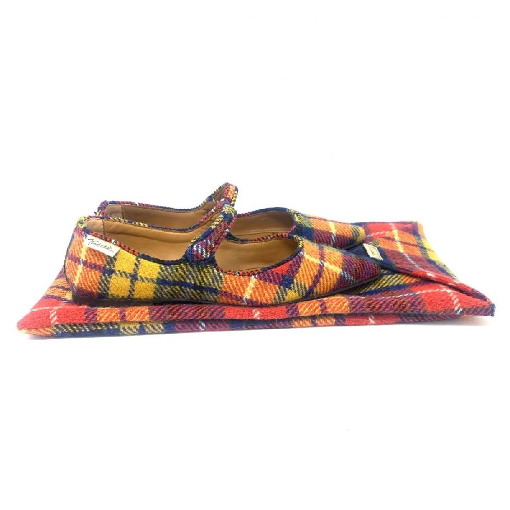 Passion Blanche Sophia Tartan Mix Lana Moda
