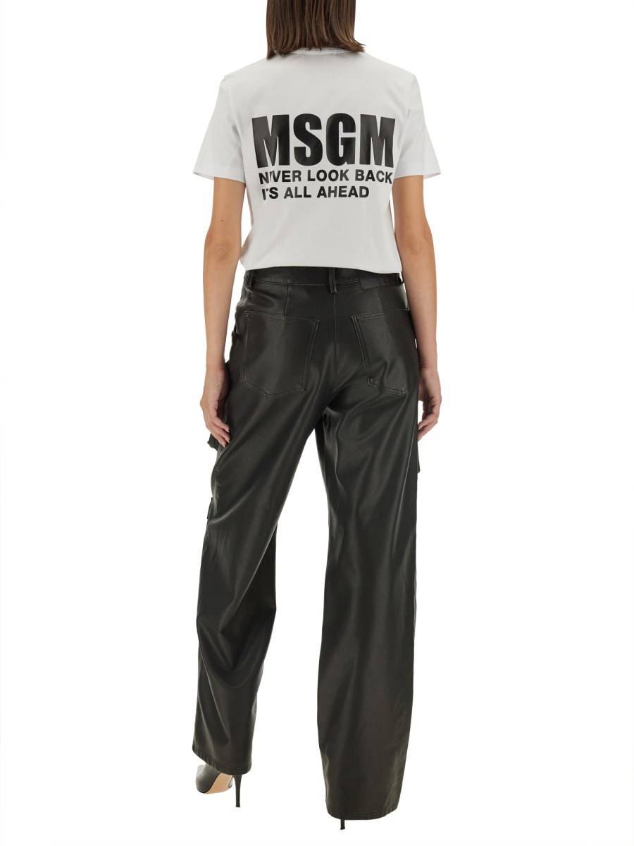 MSGM T-SHIRT CON LOGO Offerta