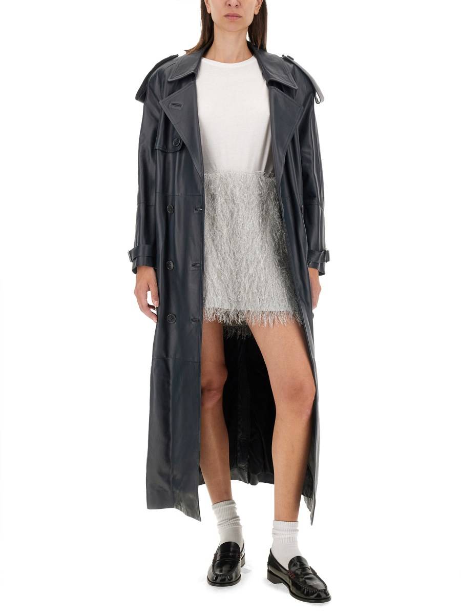 SALVATORE SANTORO TRENCH IN PELLE In Vendita