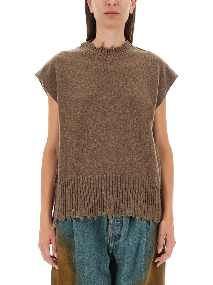 UMA WANG TOP SLV IN CASHMERE Nuova