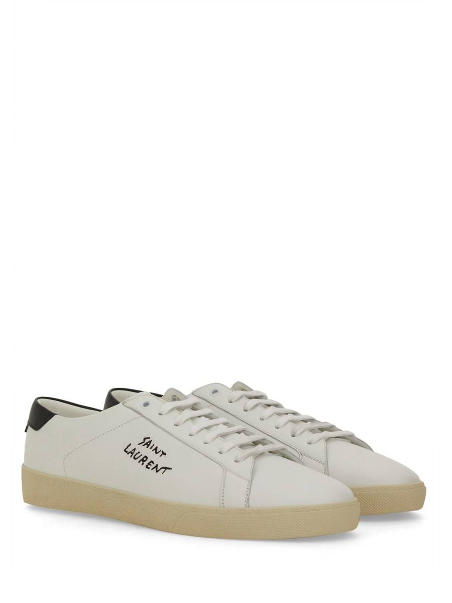 SAINT LAURENT SNEAKERS COURT SL/06 IN PELLE Qualità Garantita