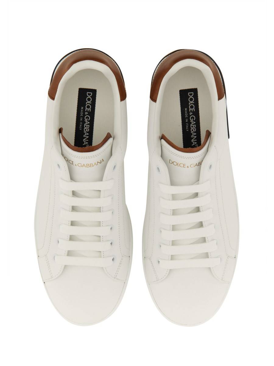 DOLCE & GABBANA SNEAKER PORTOFINO IN PELLE Promozione Limitata