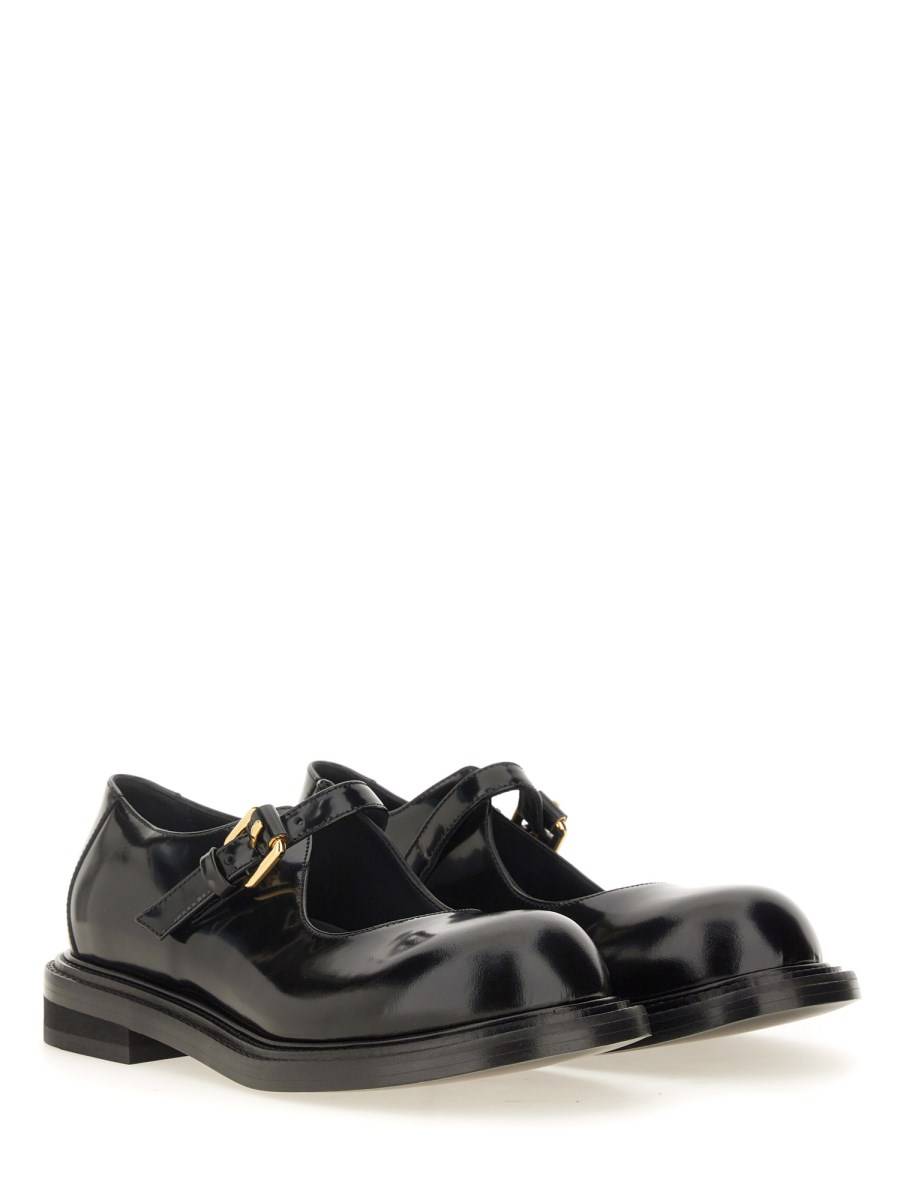 MOSCHINO MOCASSINO "OLIVE" IN PELLE Saldi