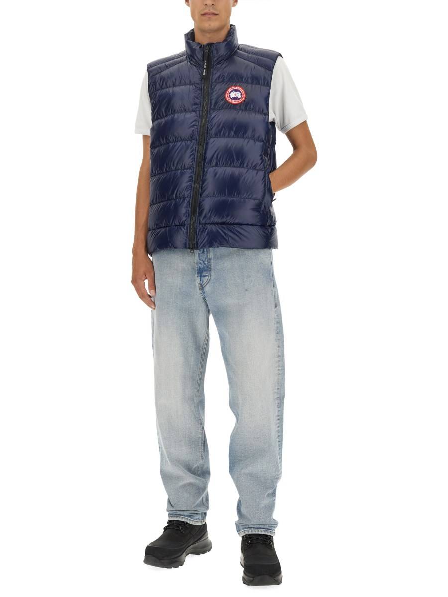 CANADA GOOSE PIUMINO GILET IN NYLON CON PATCH LOGO Convenienza