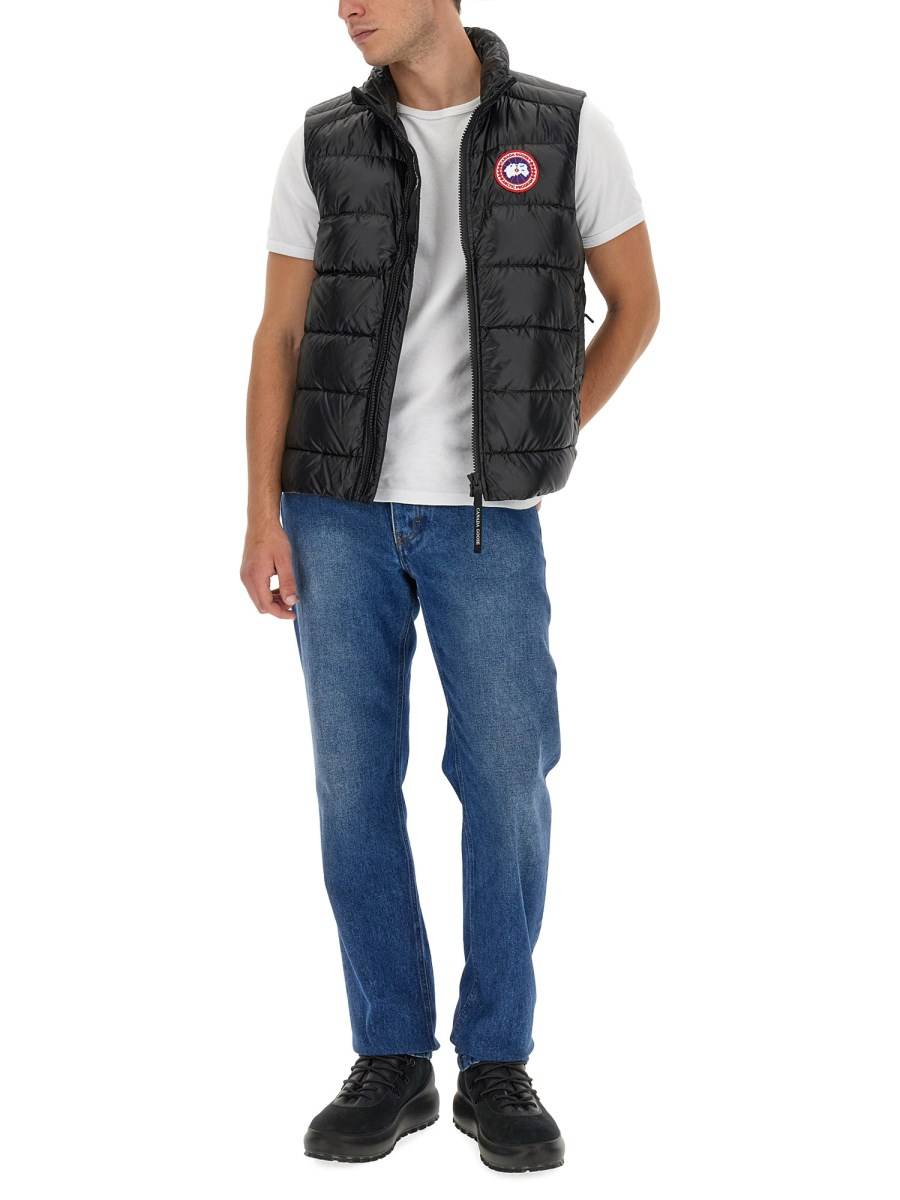 CANADA GOOSE PIUMINO GILET IN NYLON CON PATCH LOGO Novità