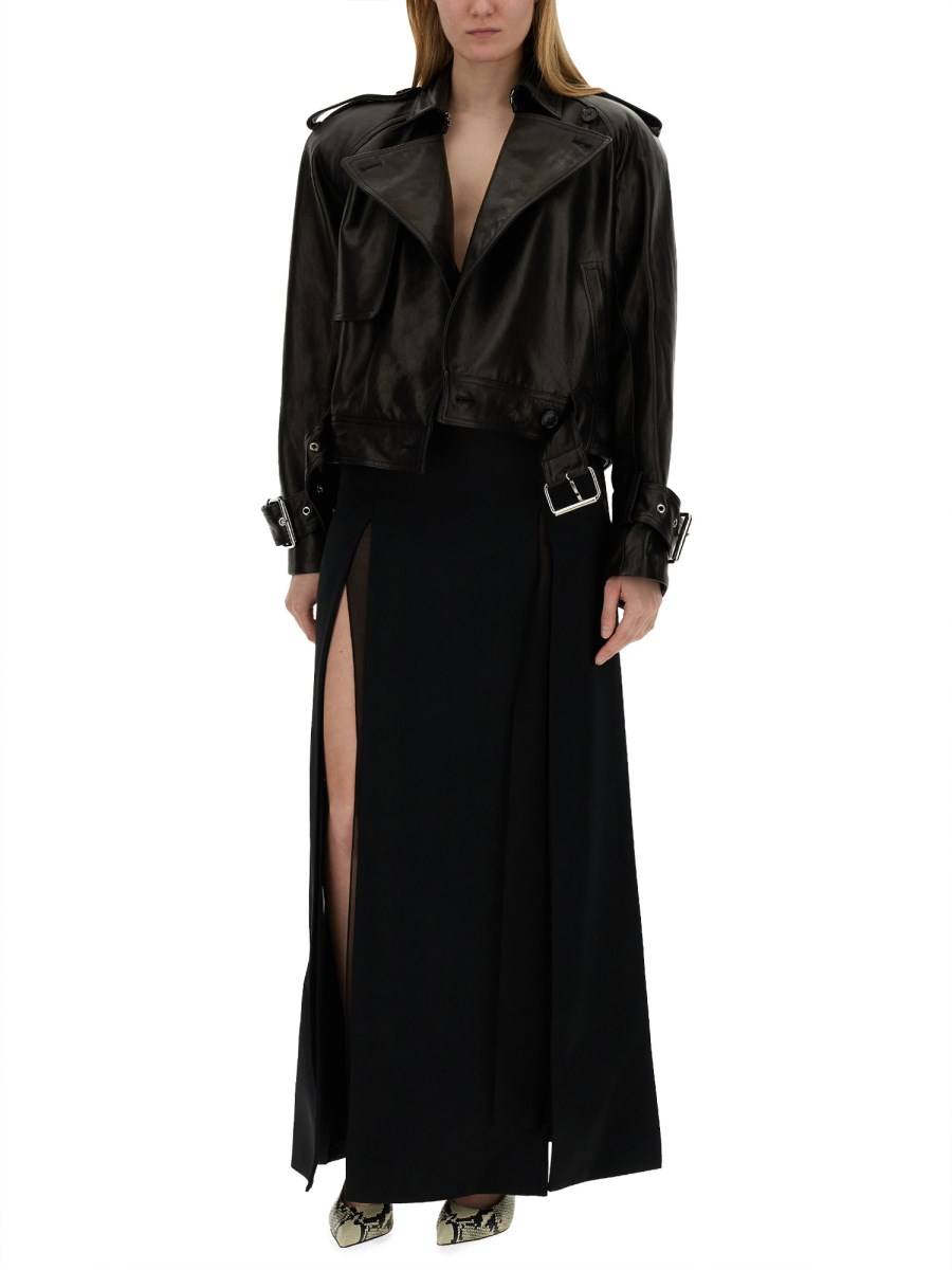 KHAITE GIACCA "HAMMOND" IN PELLE Moda