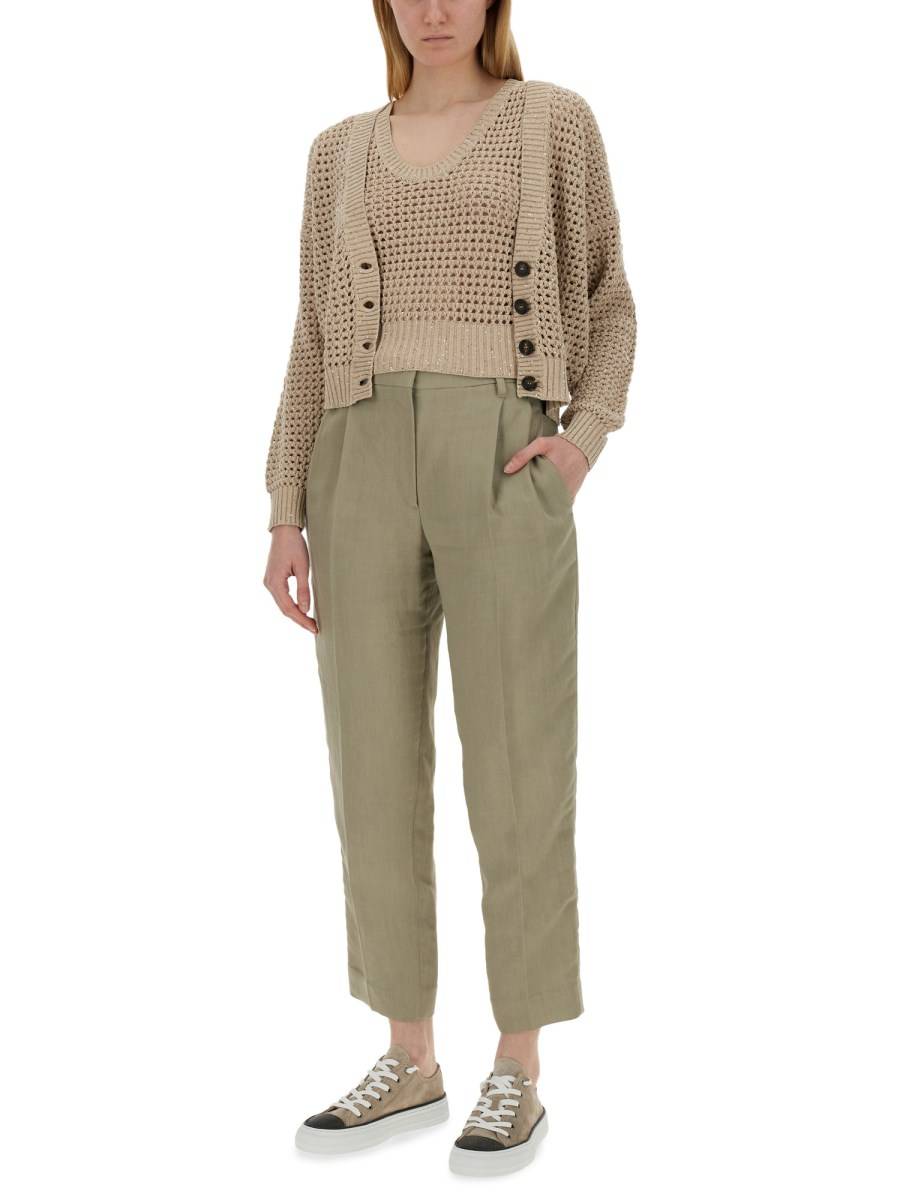 BRUNELLO CUCINELLI GILET A RETE Economico