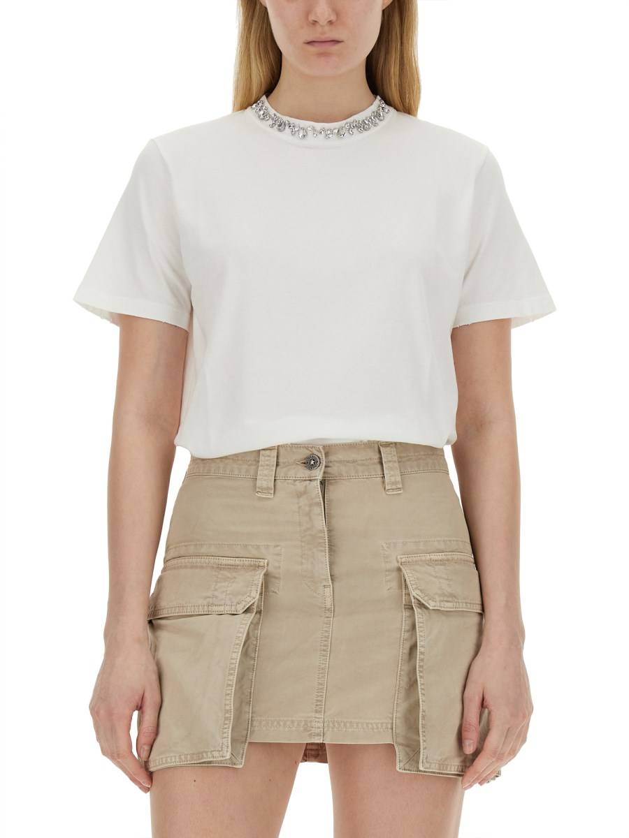 GOLDEN GOOSE T-SHIRT IN JERSEY DI COTONE Vendita Calda