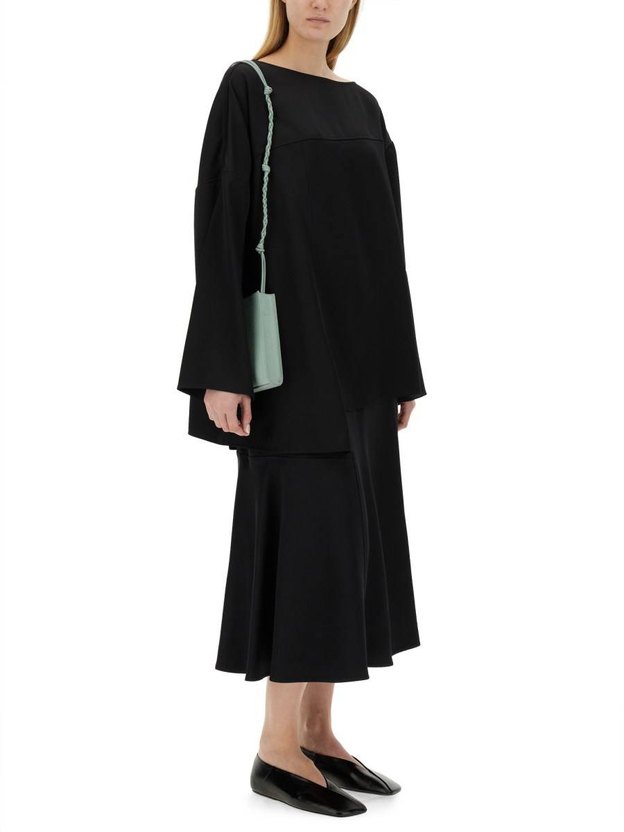 JIL SANDER TOP ASIMMETRICO IN VISCOSA I Più Venduti