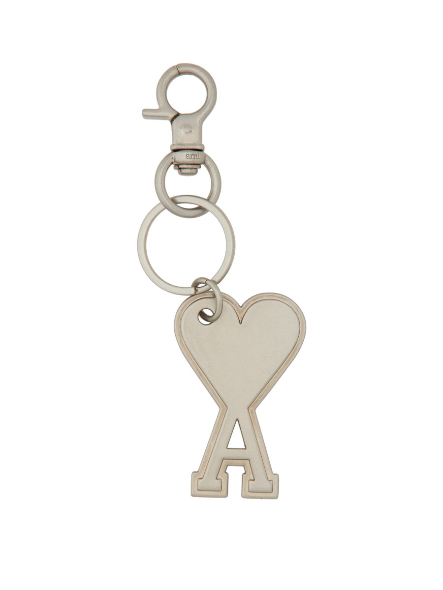 AMI PARIS PORTACHIAVI CON LOGO