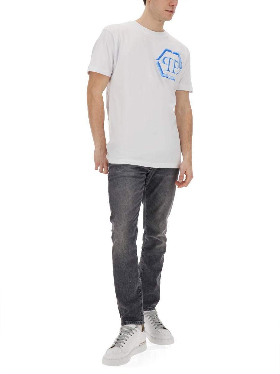 PHILIPP PLEIN T-SHIRT CON LOGO Officina