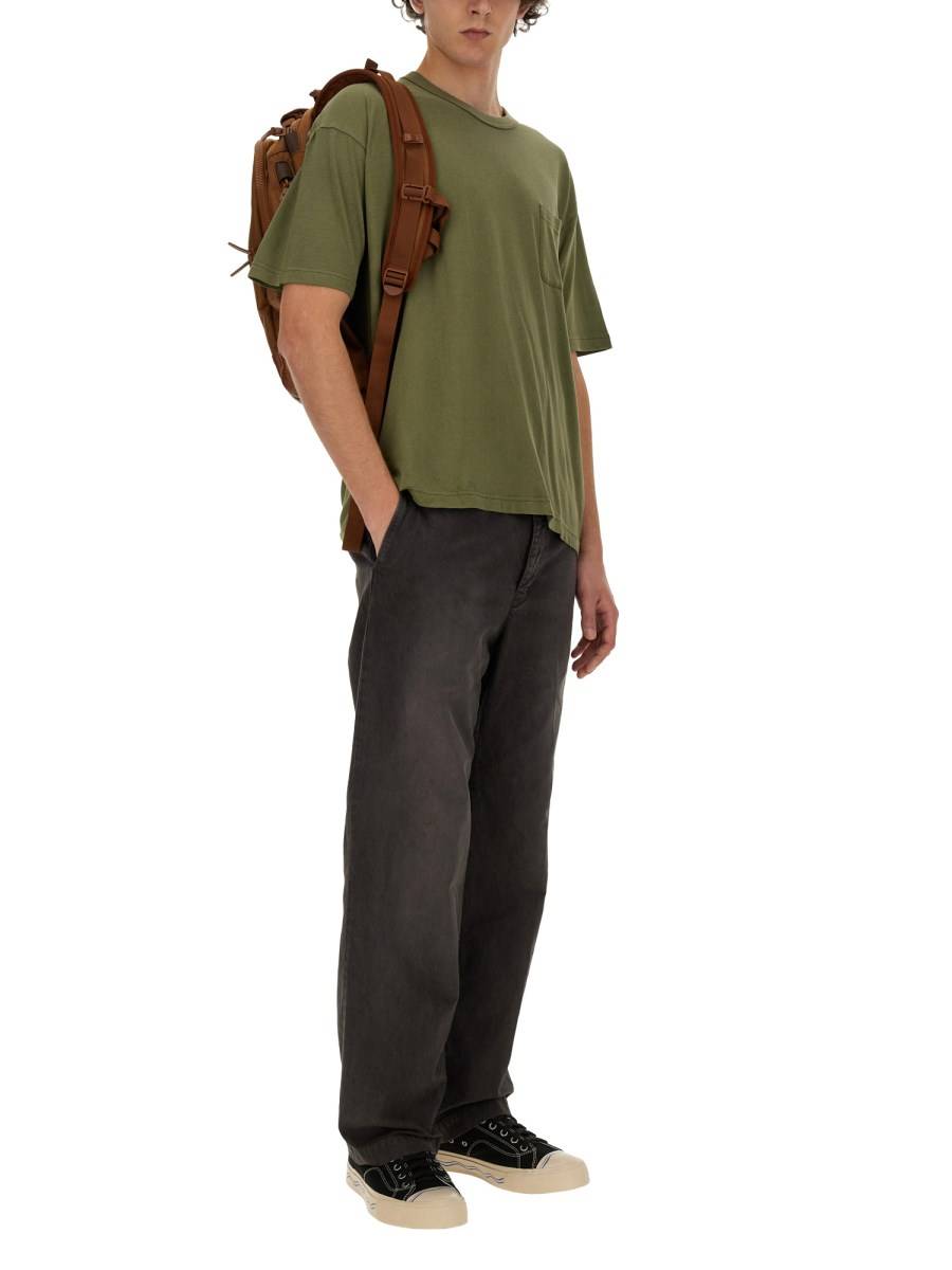VISVIM T-SHIRT IN COTONE E SETA Fino Al -60%