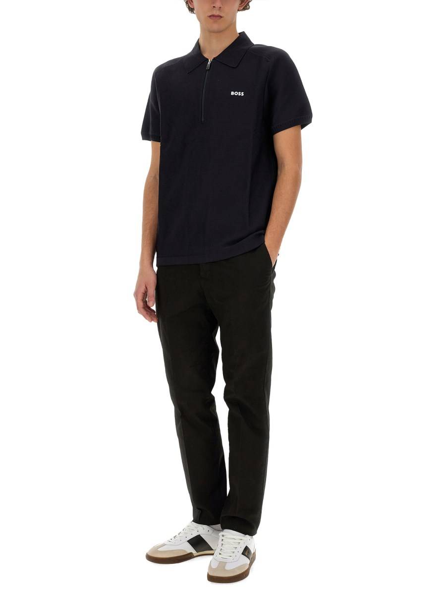 BOSS POLO CON ZIP Online