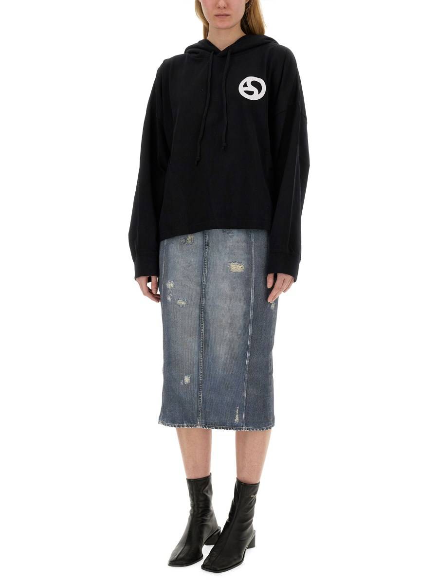 ACNE STUDIOS FELPA CON CAPPUCCIO In Vendita
