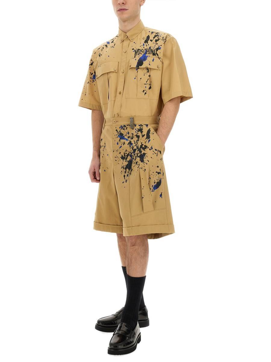 MOSCHINO BERMUDA CARGO IN COTONE Saldi