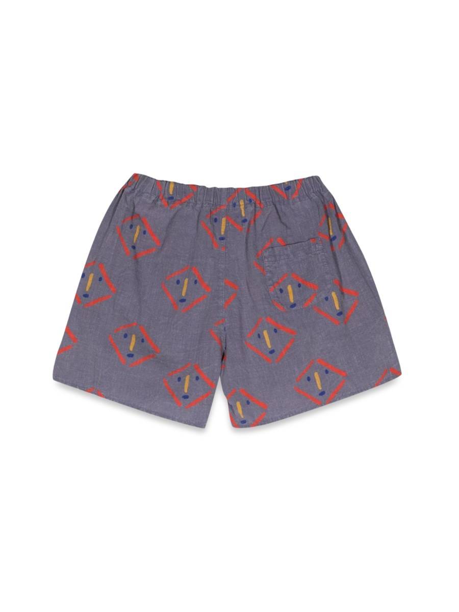 BOBO CHOSES masks all over woven shorts Liquidazione