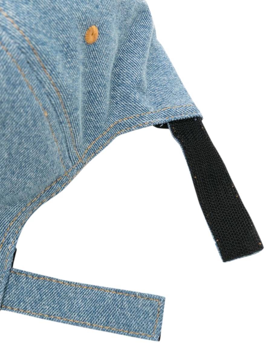 PALM ANGELS logo stone denim baseball cap Only for today