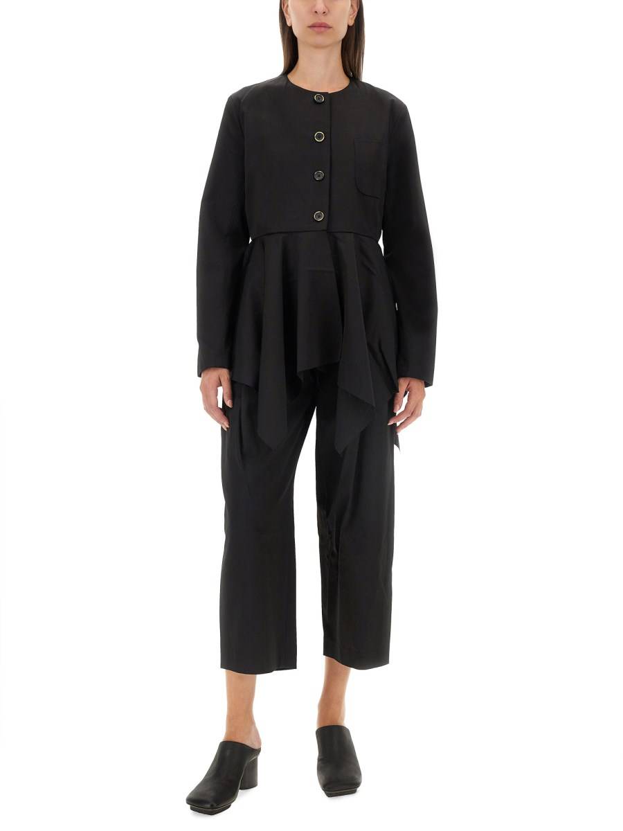 UMA WANG PANTALONE PUDDING IN VISCOSA Qualità