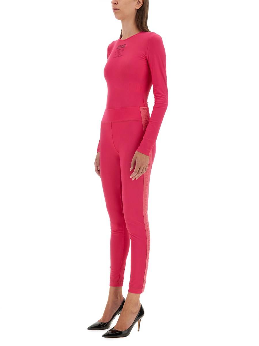 VERSACE JEANS COUTURE LEGGINGS CON LOGO Novità