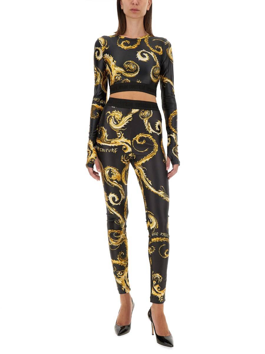 VERSACE JEANS COUTURE TOP CROPPED Economico