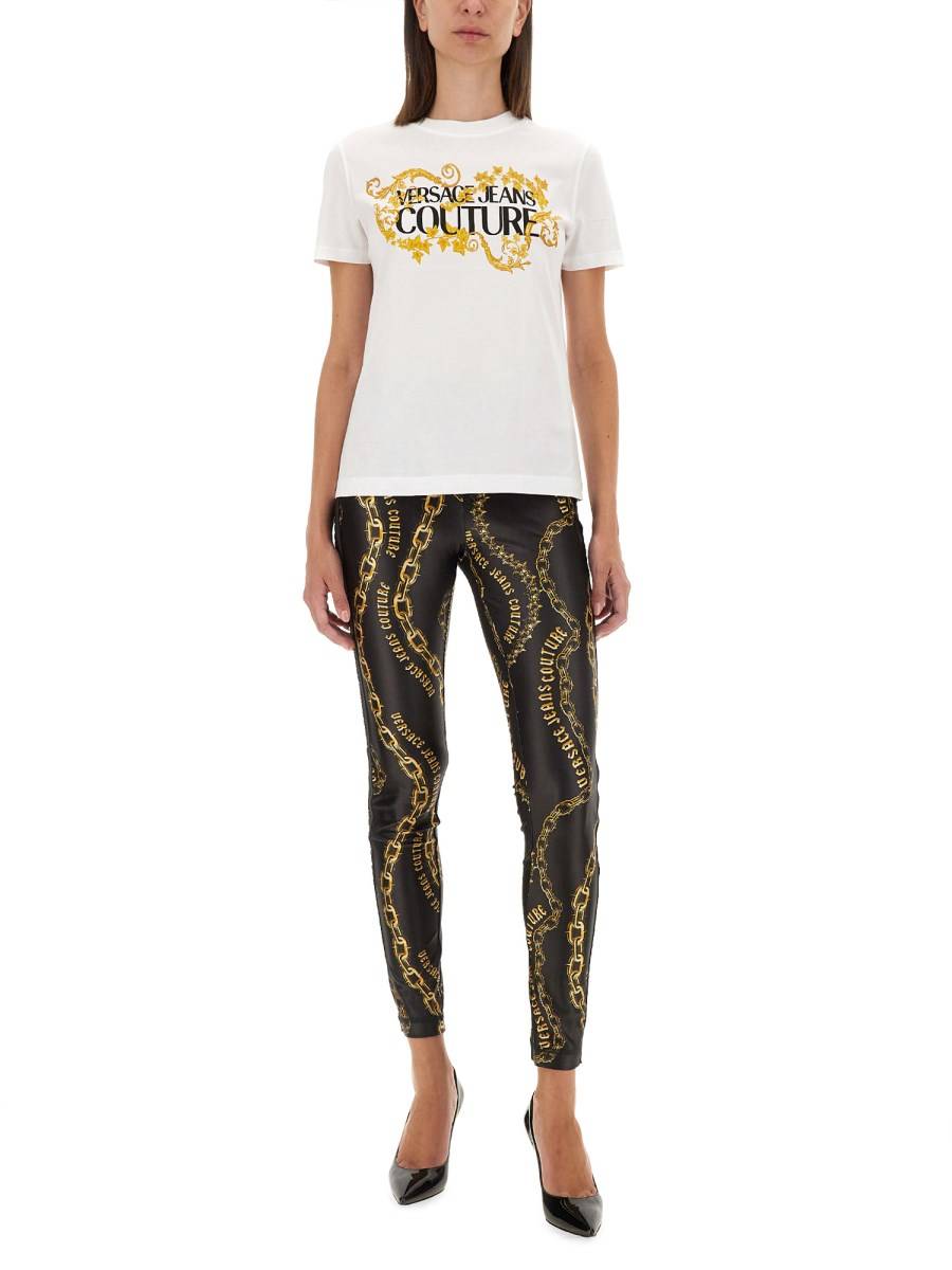 VERSACE JEANS COUTURE T-SHIRT CON LOGO In Vendita