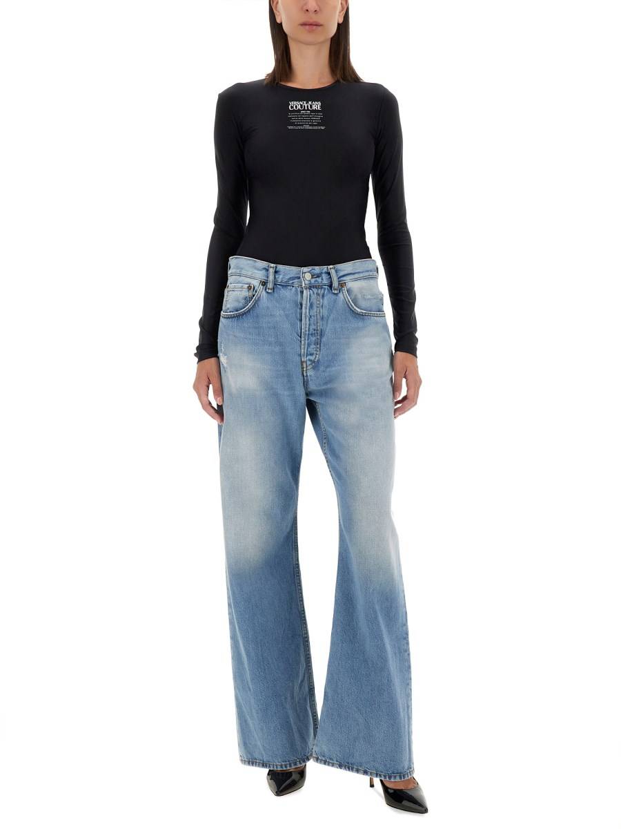 VERSACE JEANS COUTURE BODY CON LOGO Hotsell