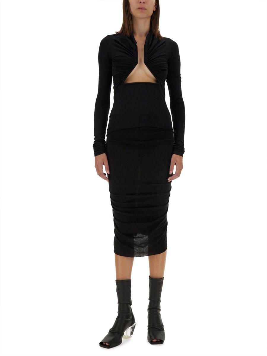 RICK OWENS GONNA CON DRAPPEGGIO Black Friday