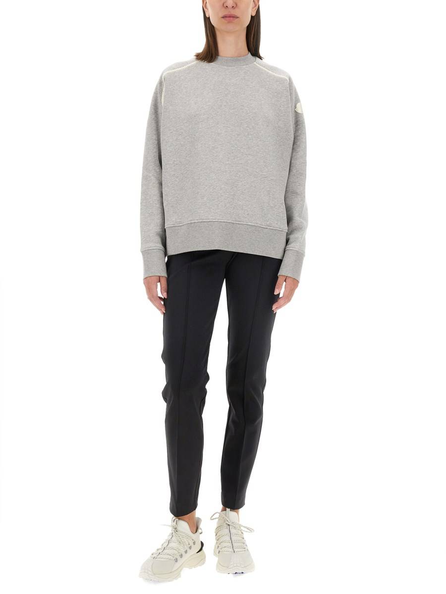 MONCLER FELPA IN COTONE CON LOGO Offerte giornaliere