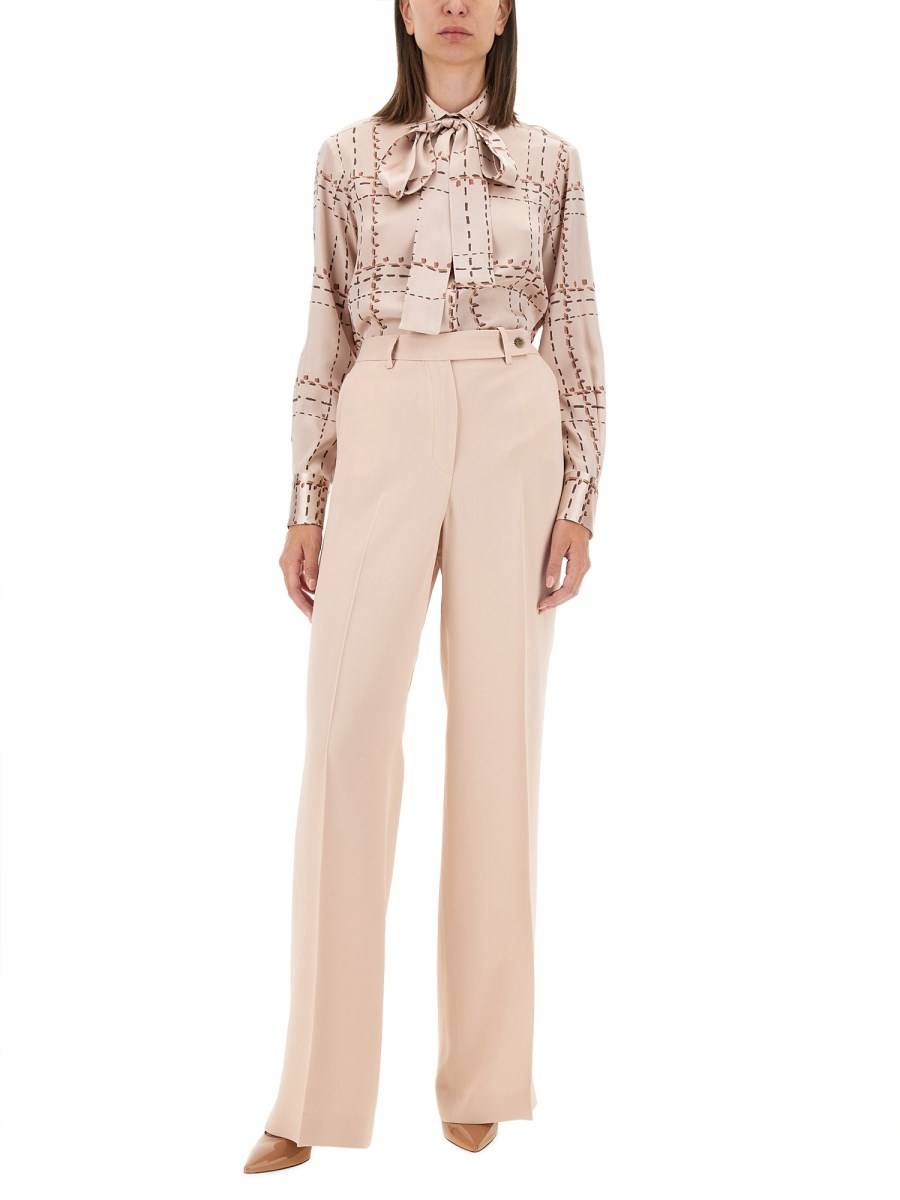 KITON PANTALONE IN SATIN Ultimi tre giorni