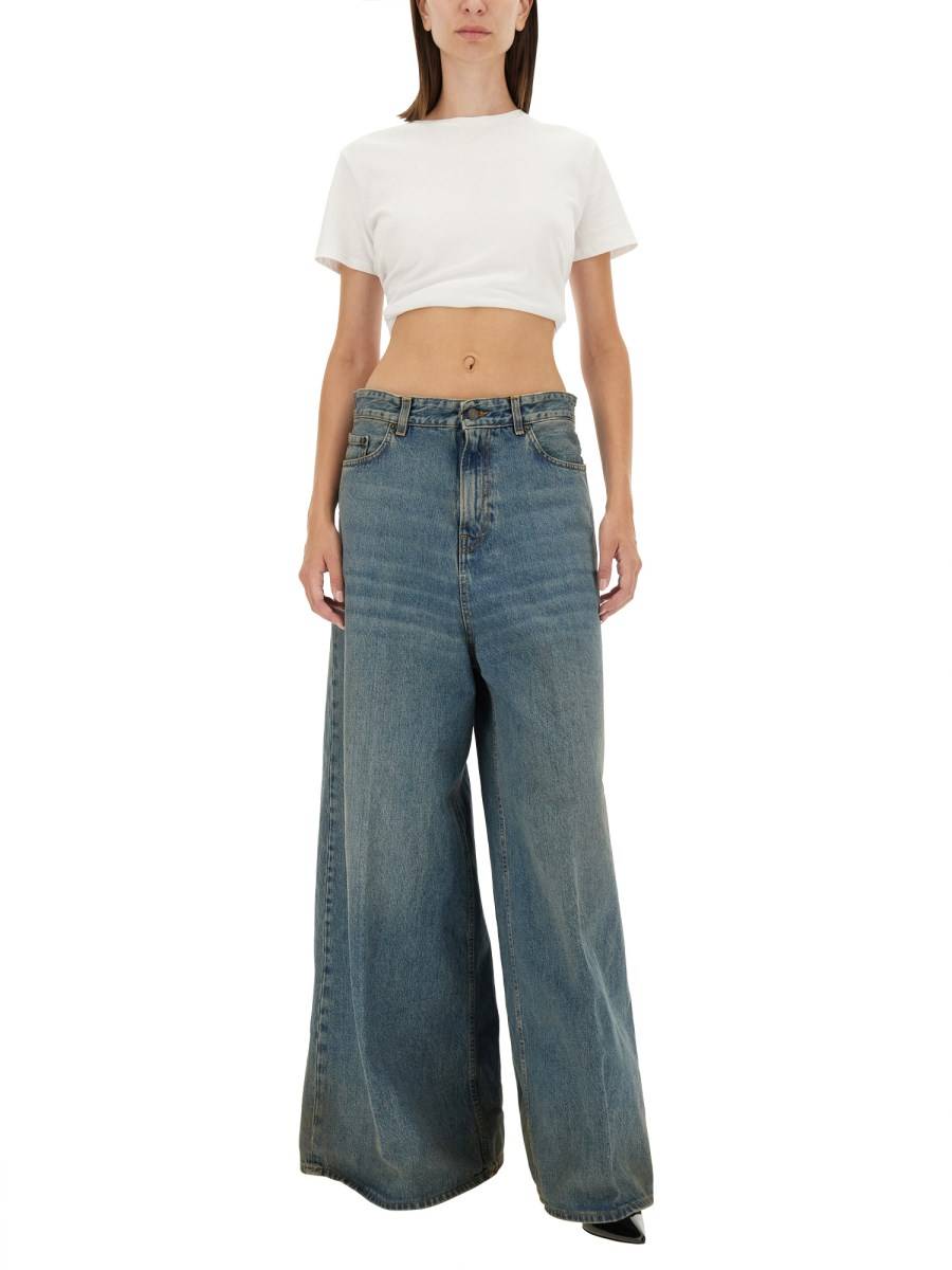 HAIKURE JEANS BIG BETHANY IN DENIM DI COTONE Fino al 55% di sconto