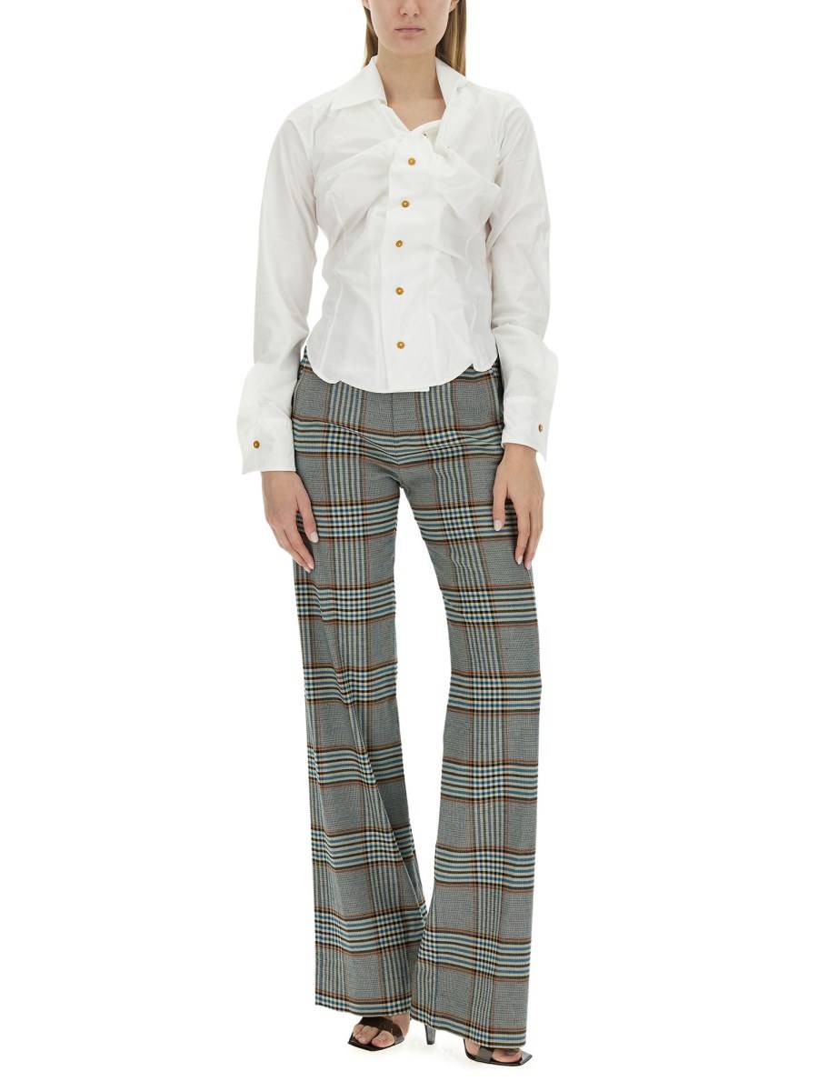 VIVIENNE WESTWOOD CAMICIA "DRUNKEN" Vendita Calda