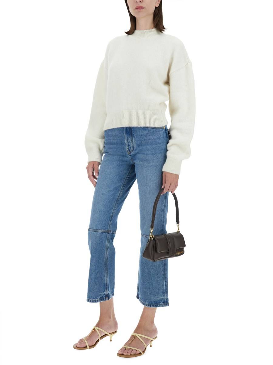 JACQUEMUS JEANS "LE DE-NÎMES COURT" IN DENIM Spedizione gratuita