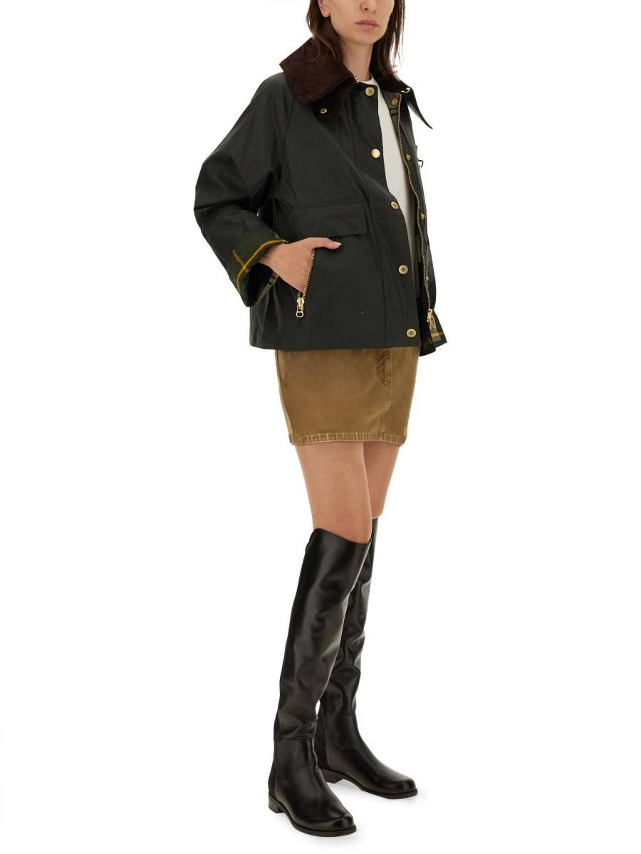 BARBOUR GIACCA CATTON IN COTONE CERATO Offerta natalizia