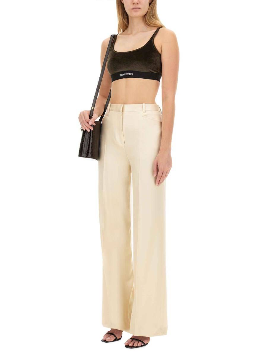 TOM FORD PANTALONE IN TWILL Offerta Pasqua