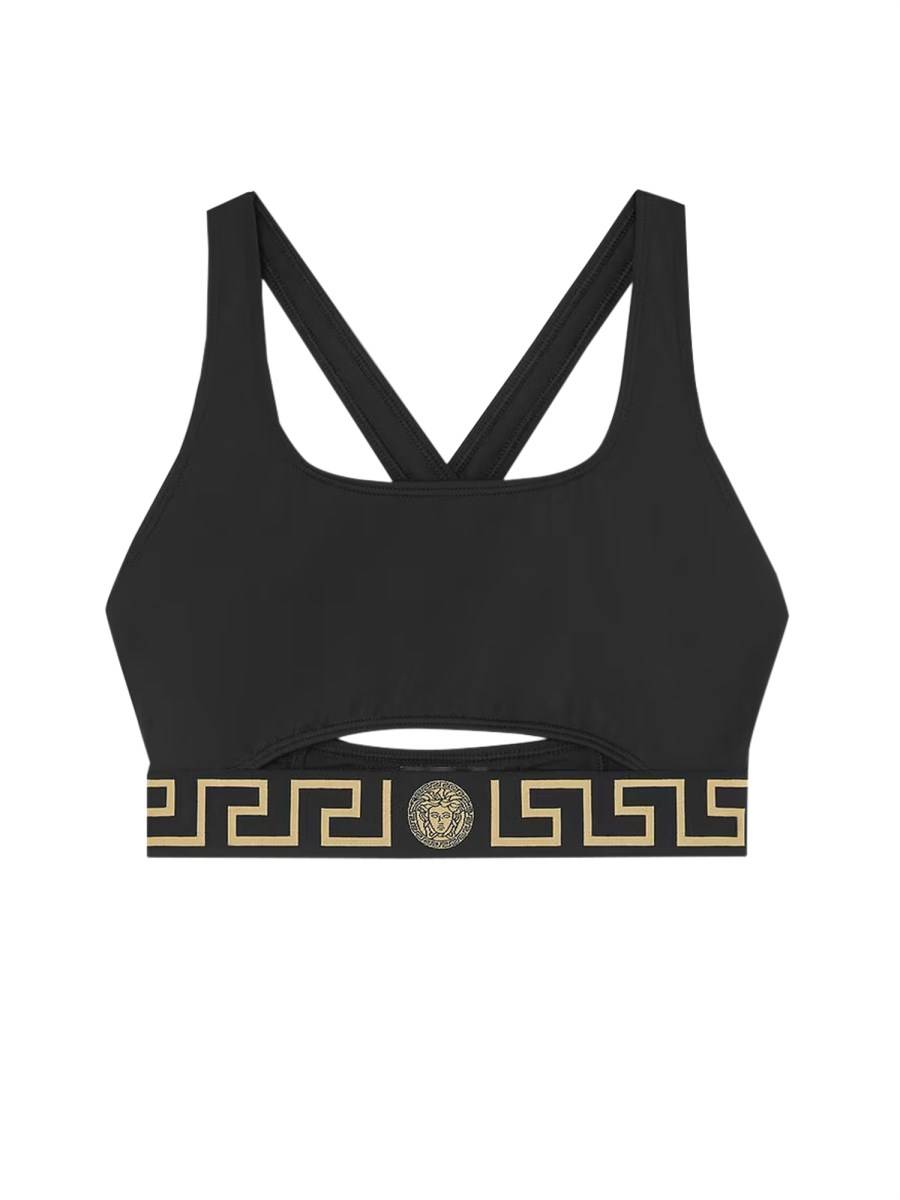 VERSACE TOP BIKINI CON BORDO GRECA ACQUISTA ORA