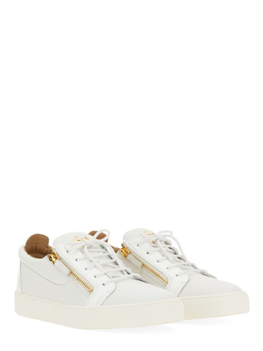 GIUSEPPE ZANOTTI SNEAKER FRANKIE IN PELLE Super sconto